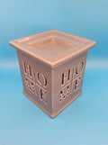 Home Candle Burner Square 10cm x 10cm x 10cm Grey