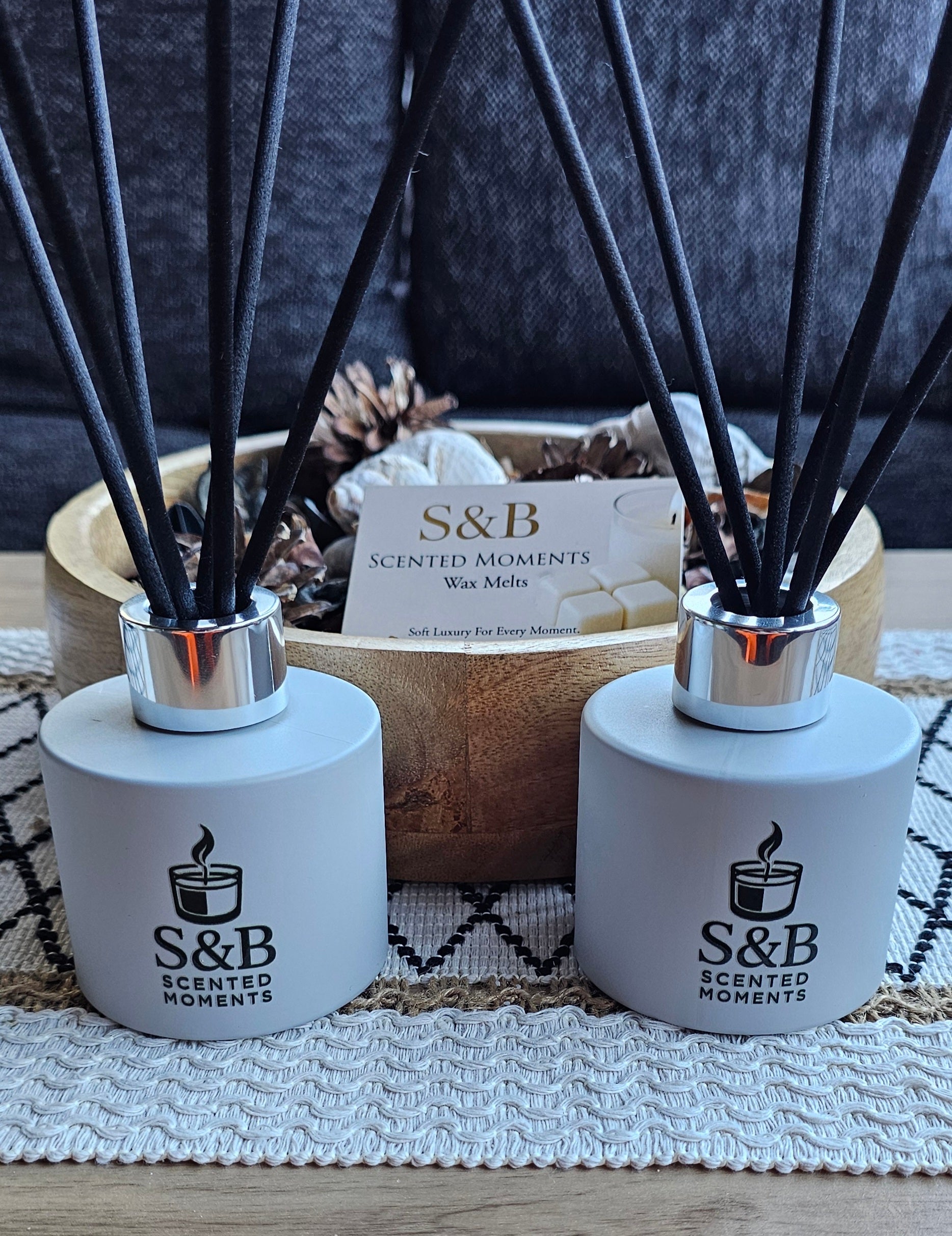 100ml Reed Diffuser Light Grey Bottle