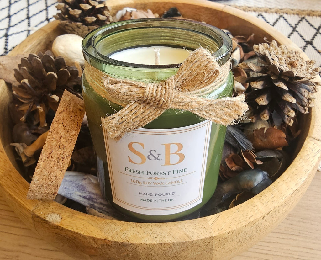 Forest Fresh Pine Scented Candle – 160g