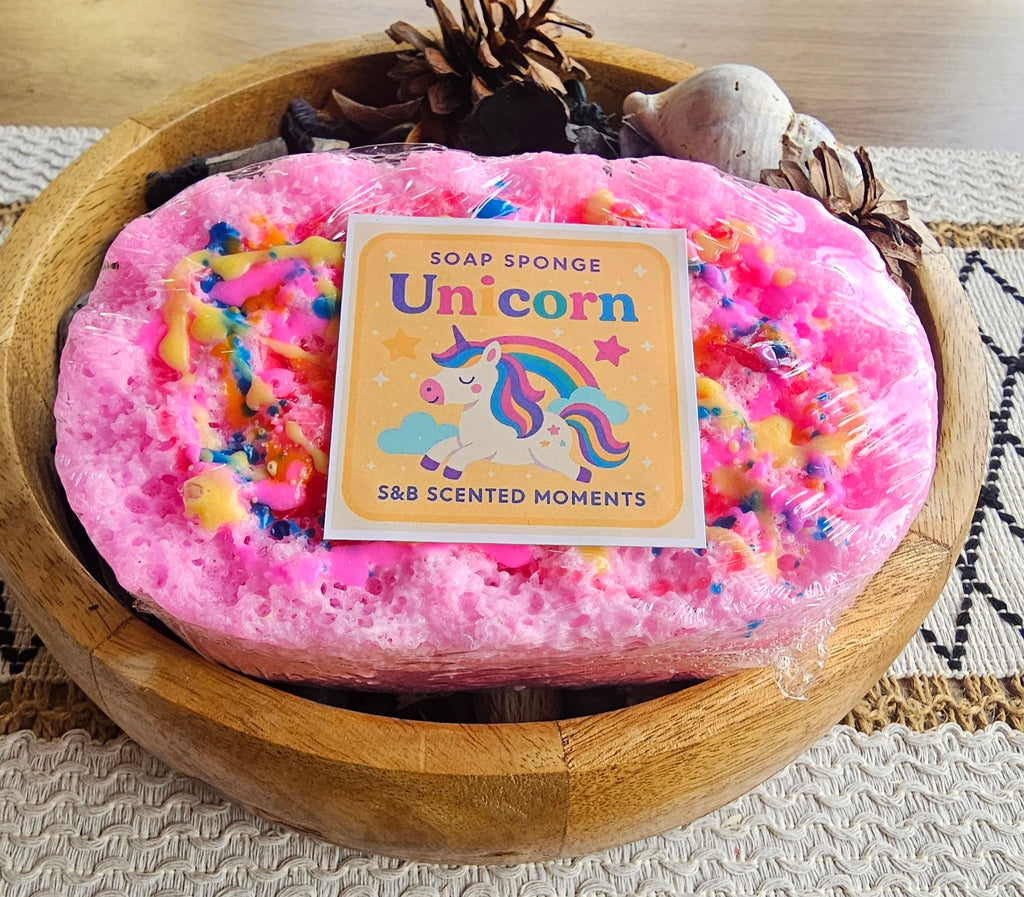 Kids Unicorn Dust Soap Sponge