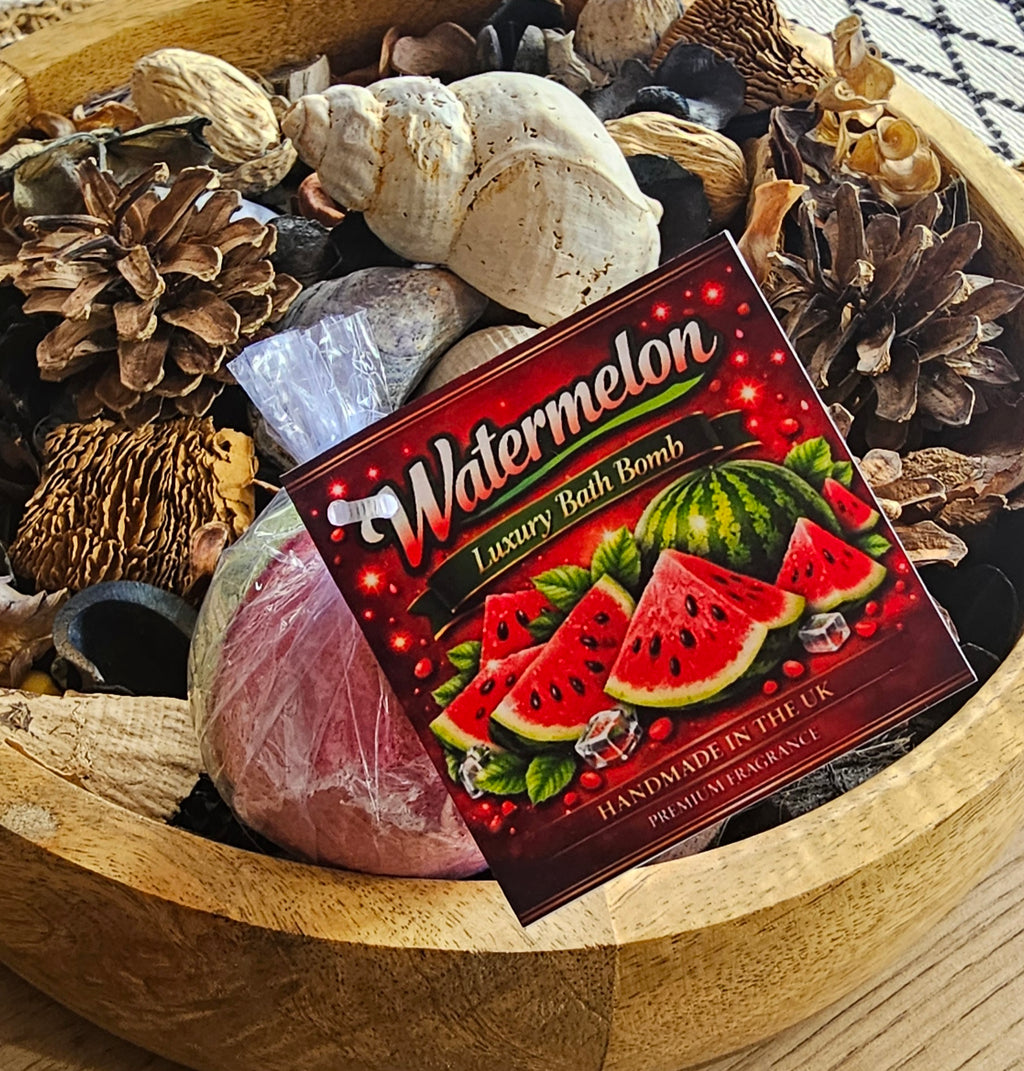 Watermelon Fragranced Bath Bomb – 105g