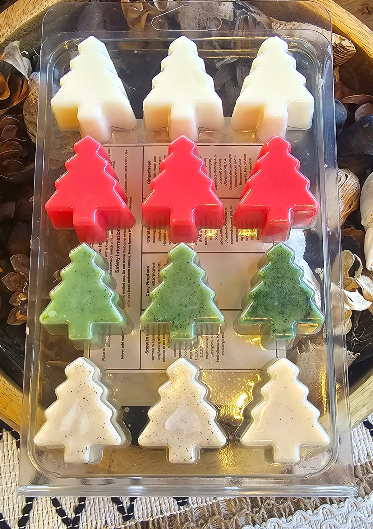 Christmas Collection 12 Xmas Tree Wax Melts