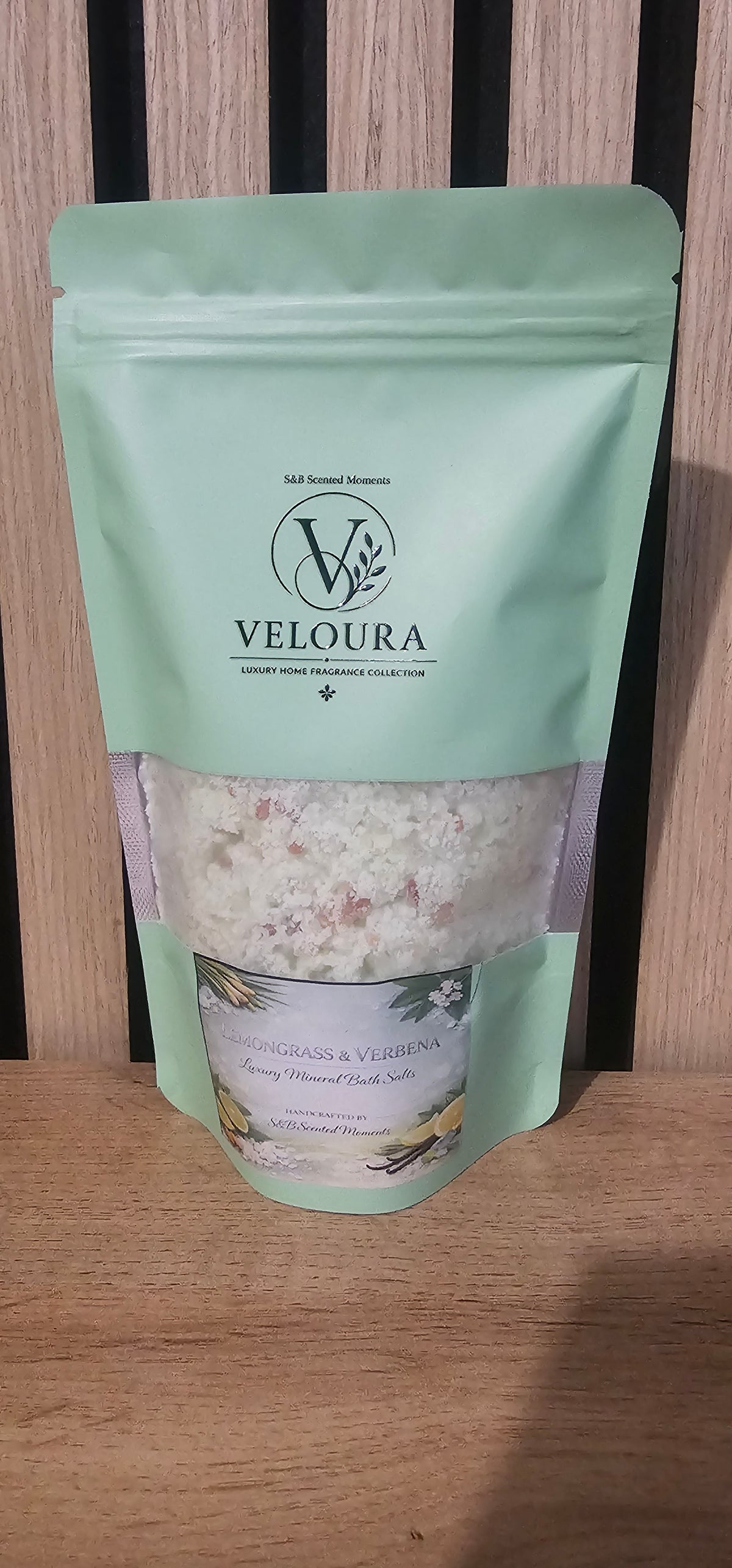 Lemongrass & Verbena Luxury Mineral Bath Salts - 300g