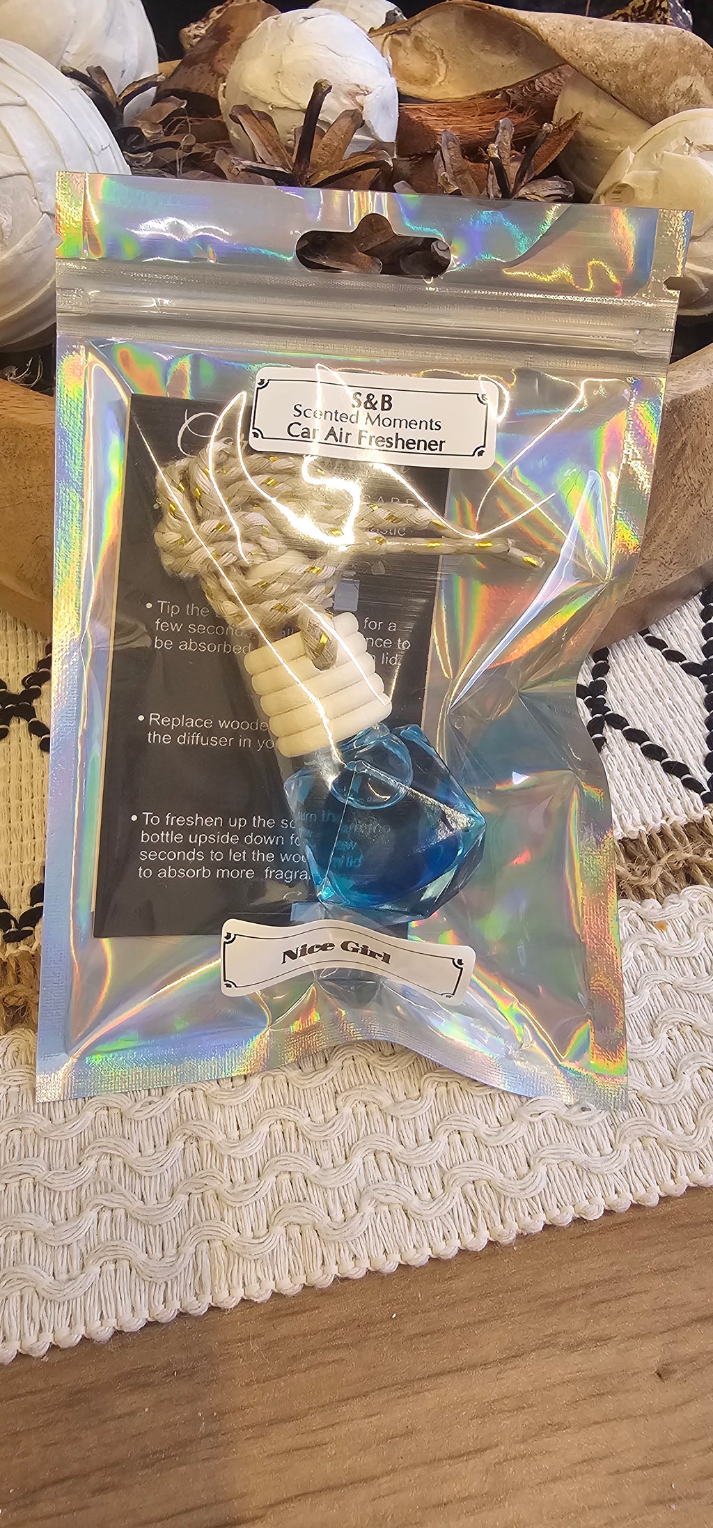 7ml Snow Pixie Hanging car air freshener.