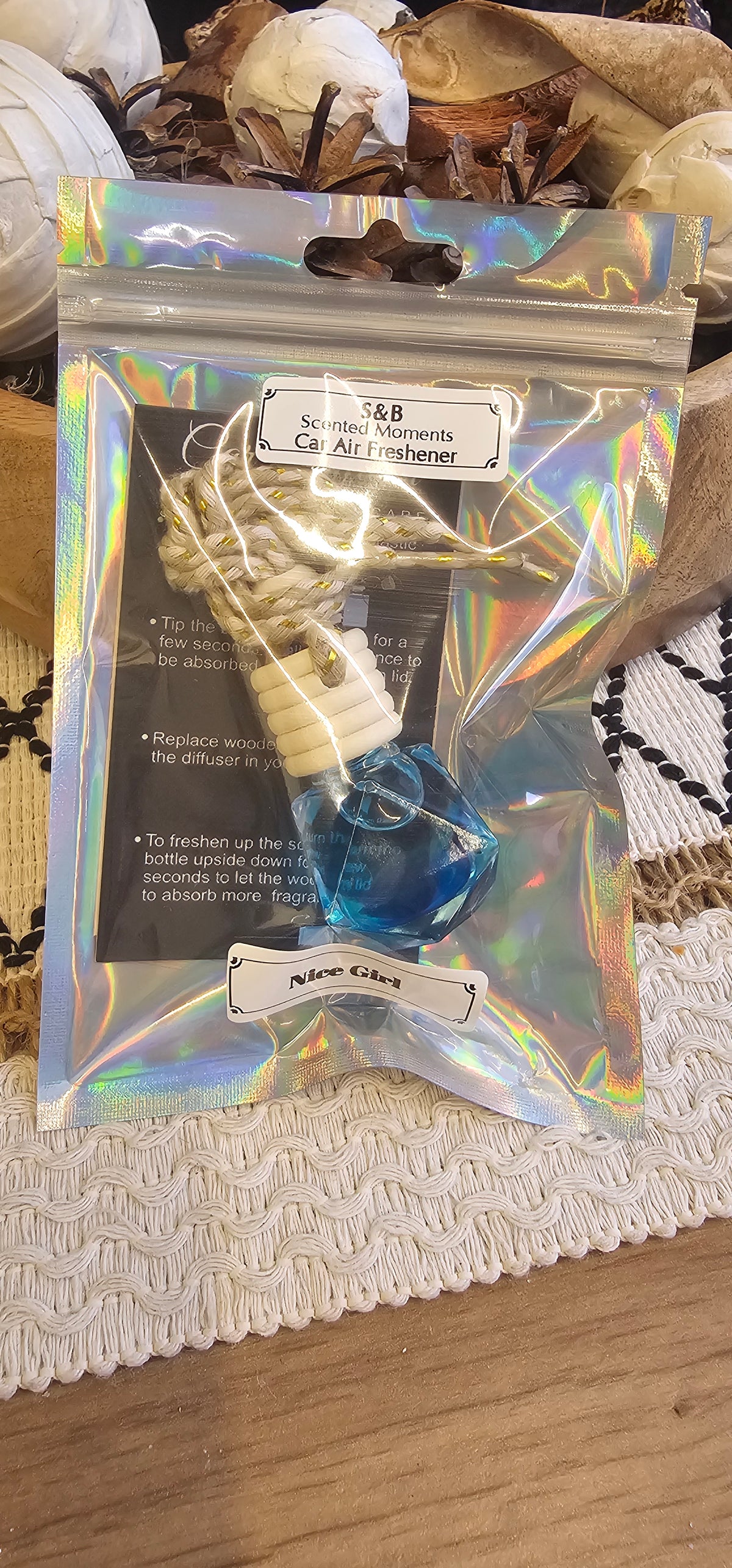 7ml Snow Pixie Hanging car air freshener.