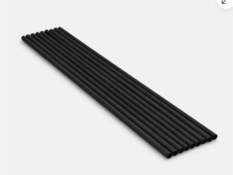 250mm X 4mm Black Fibre Reed Diffuser Sticks