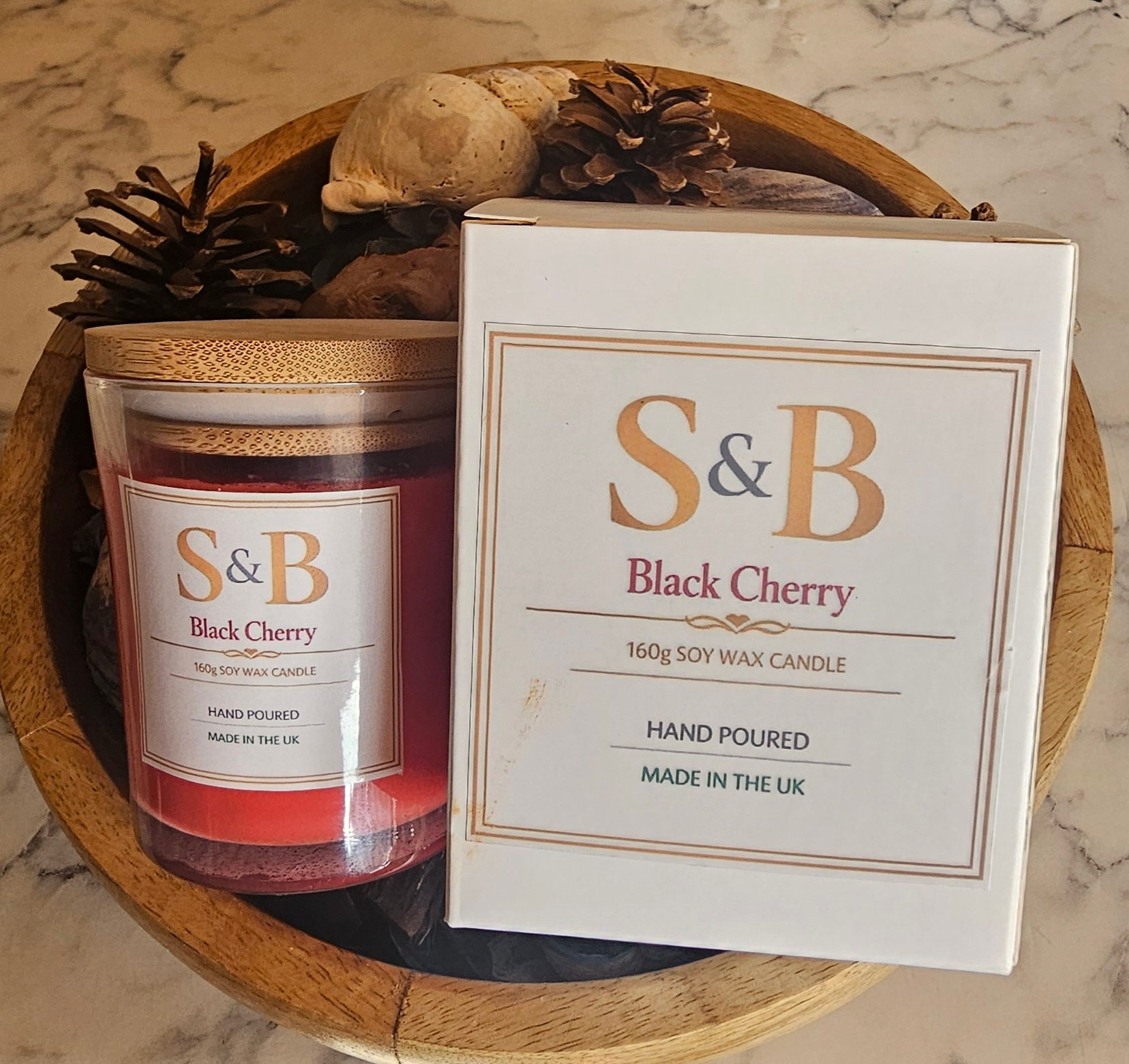 Black Cherry — 160g Luxury Candle