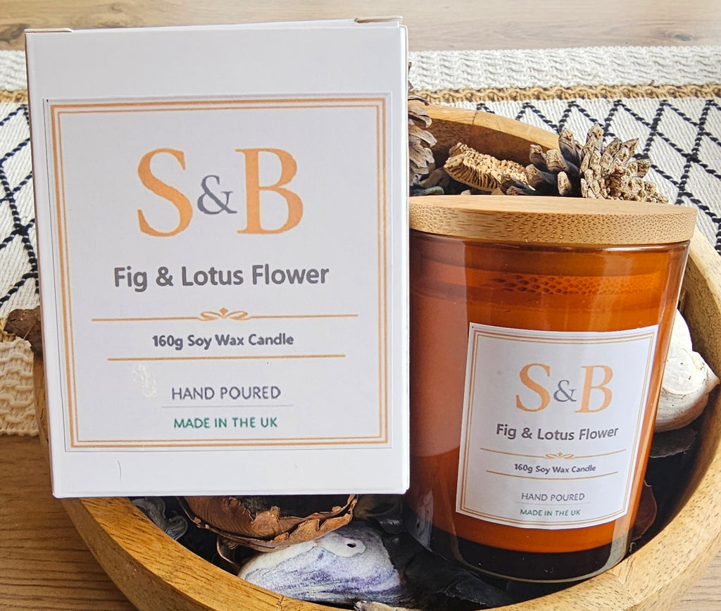 Fig & Lotus Flower — 160g Luxury Candle