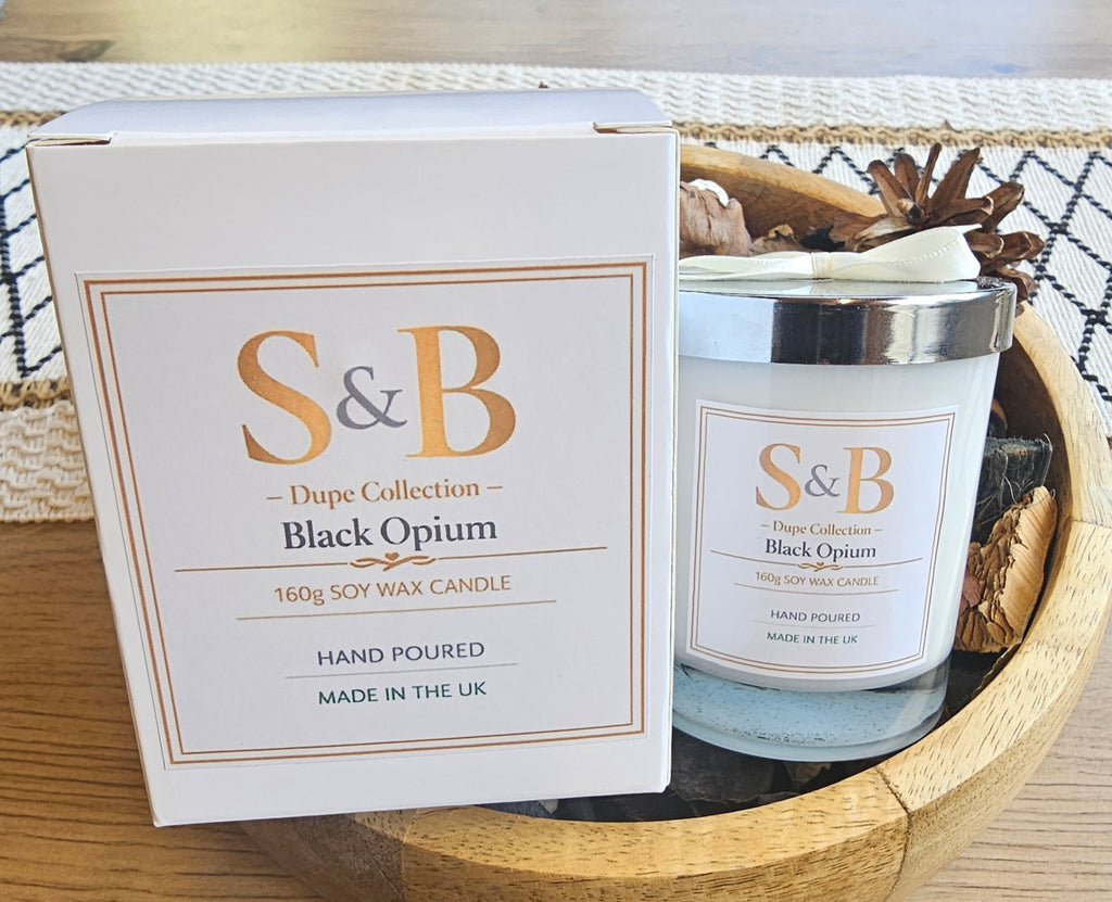 Dupe Candle Range Inspired by Black Opium