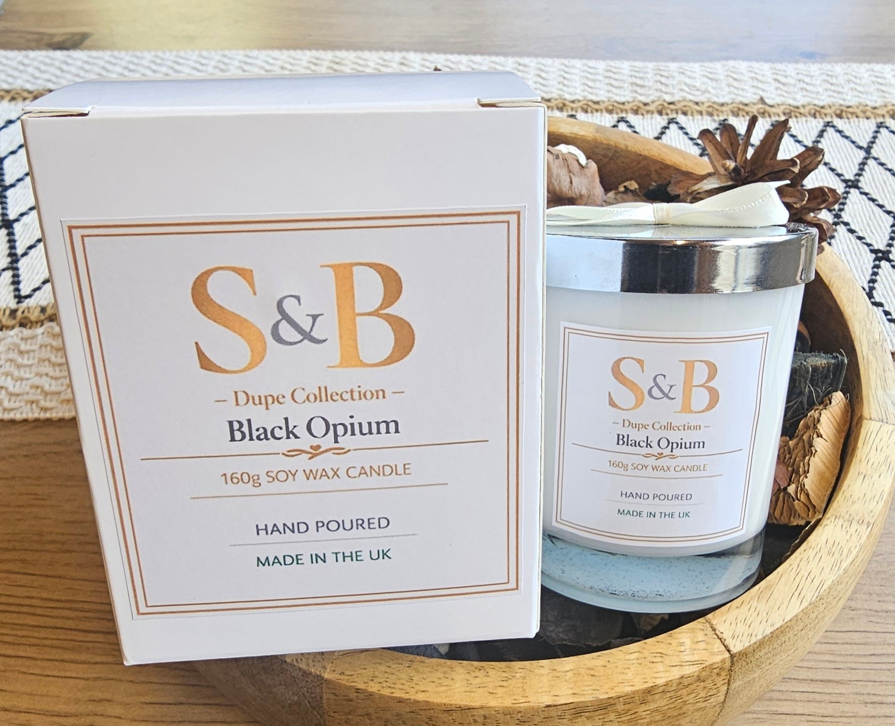 Dupe Candle Range Inspired by Black Opium