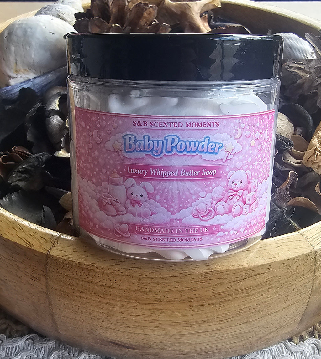 Baby Powder Luxury Whipped Butter Soap 130g