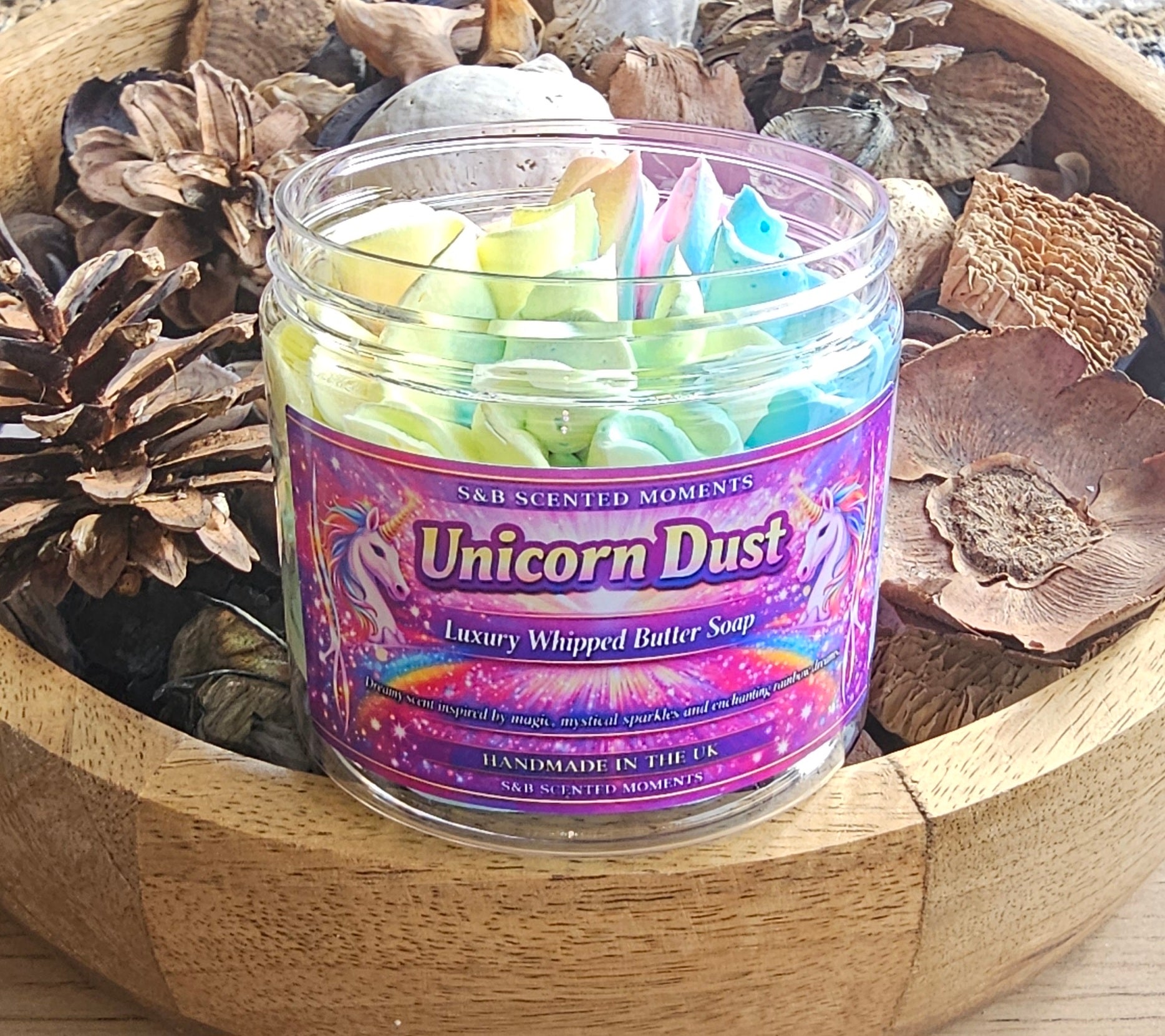 Unicorn Dust Whipped Butter Soap 130g