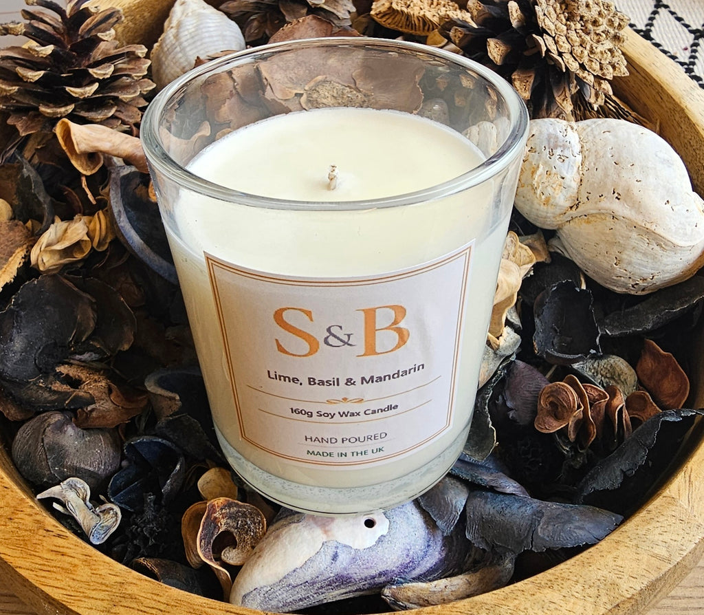 Lime, Basil & Mandarin Candle – 160g