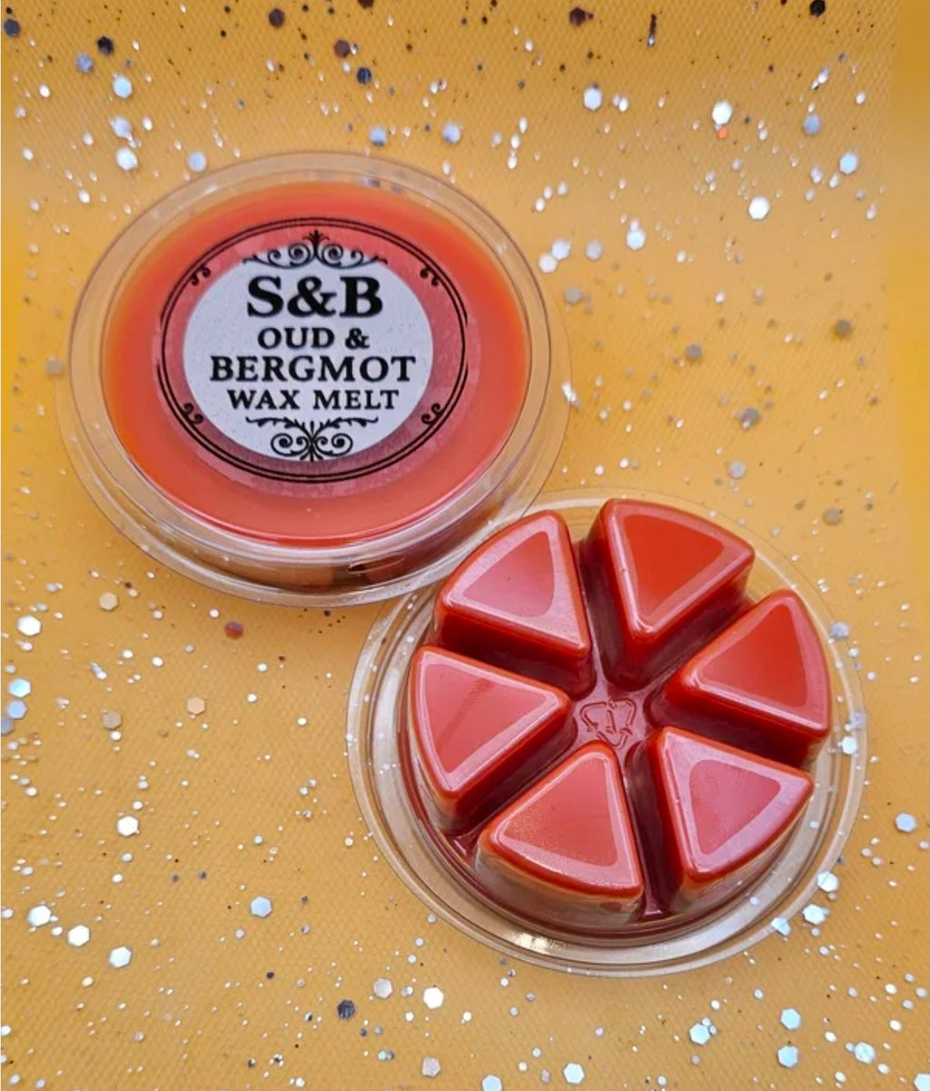 Oud & Bergmot Wax Melt Clamshell