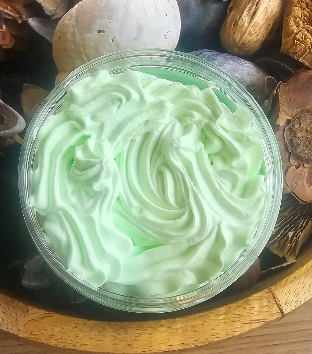 Zingy Lime Whipped Butter Soap 130g